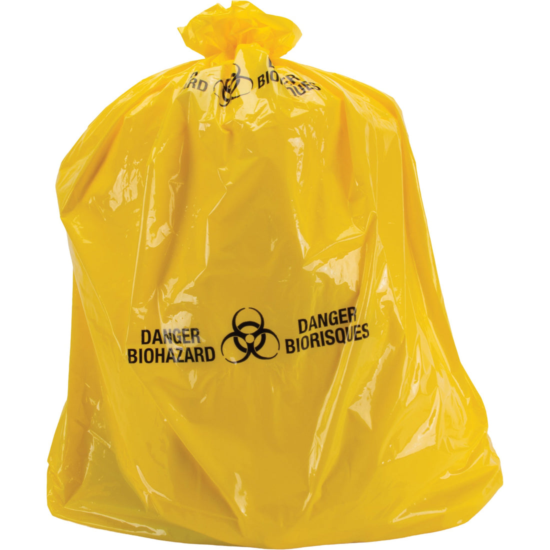 RMP Maintenance Waste Bags, Bio-Hazard, 60" L x 36" W, 6 mils