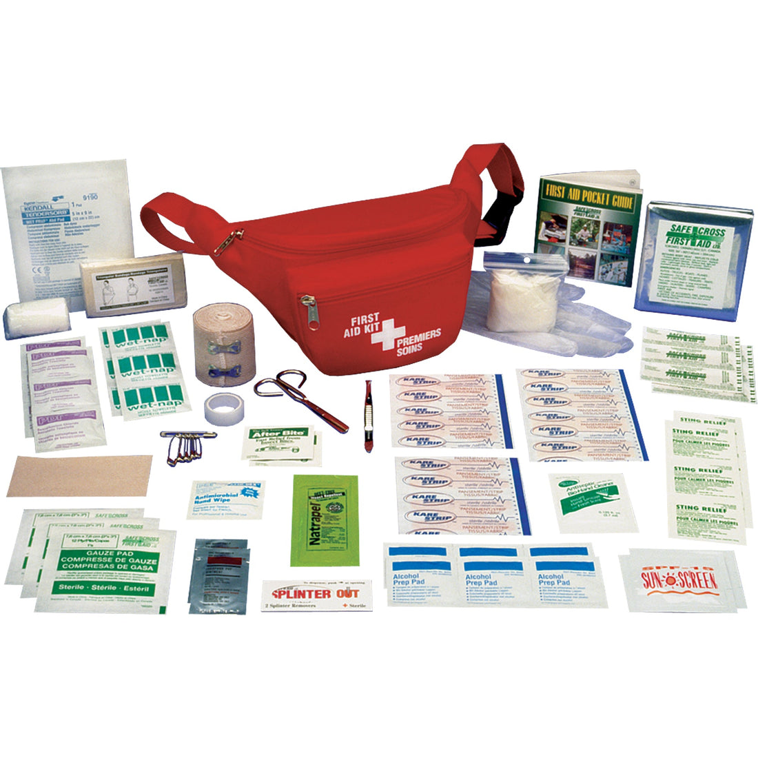 Safecross Hikers' First Aid Kits, Class 1 Medical Device, Nylon Bag