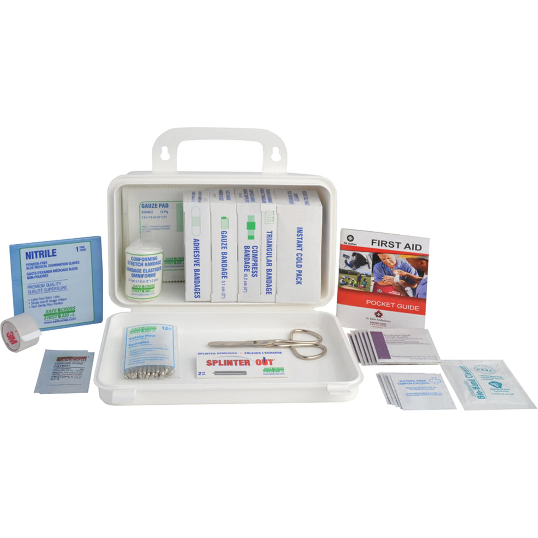 Safecross Ontario Specialty Kit - Truck First Aid Kit, Class 1 Medical Device, Metal Box