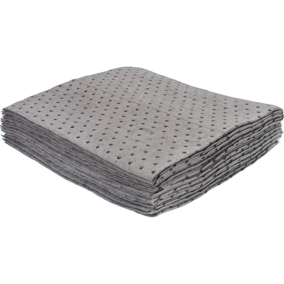 Zenith Premium Bonded Sorbent Pads, Universal, 15" x 17", 8 gal. Absorbancy