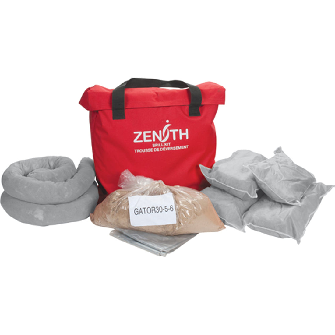 Zenith Service Vehicle Spill Kit, Universal, Bag, 10 US gal. Absorbancy