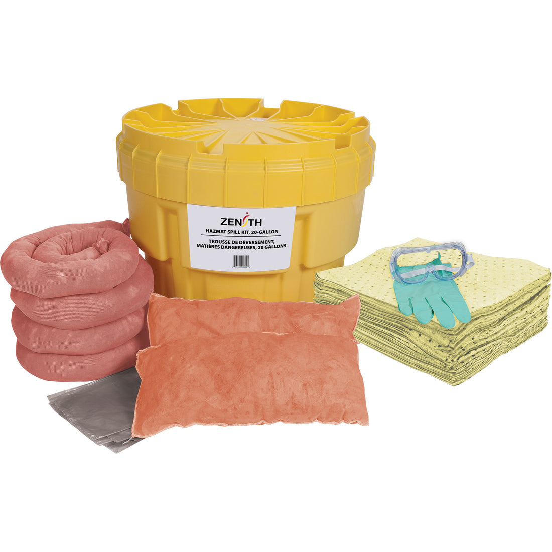 Zenith Premium Spill Kit, Hazmat, Overpack/Salvage Drum