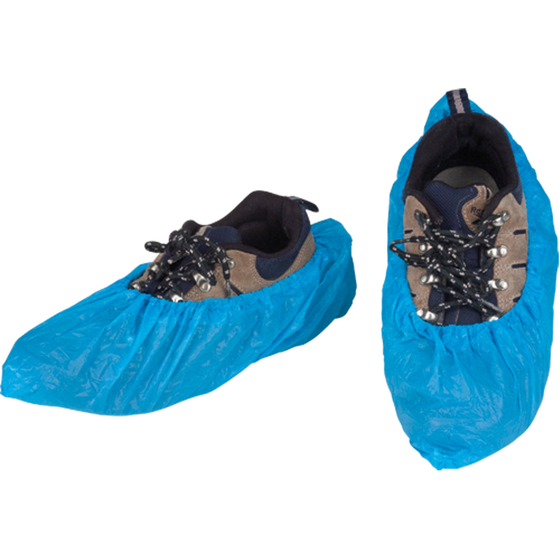 Zenith CPE Shoe Covers, Polyethylene, Blue
