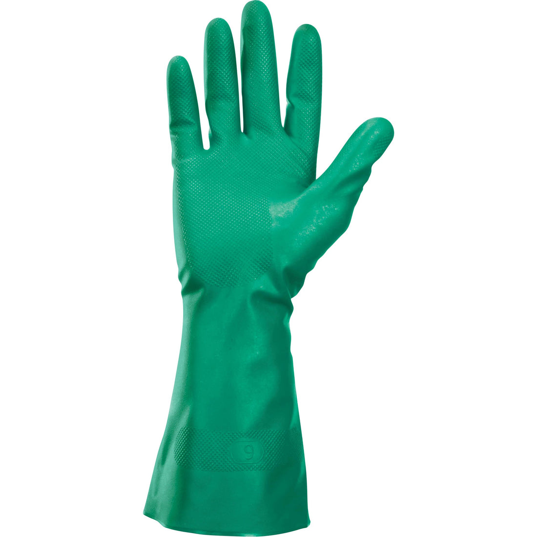 Ansell KleenGuard G80 Gloves, 13" L, Nitrile, Cotton/Flock-Lined Inner Lining, 15-mil