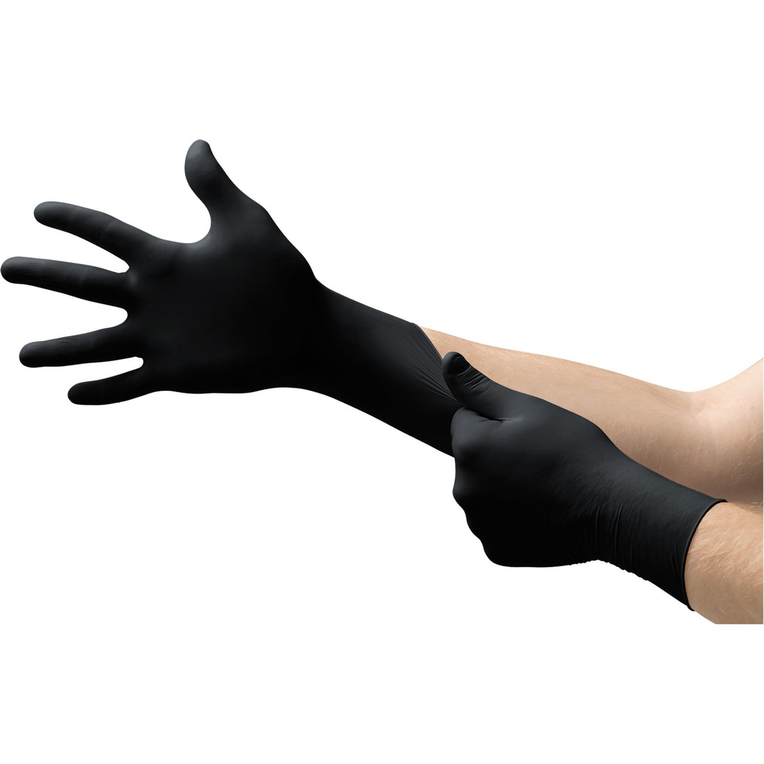 Microflex Onyx Gloves, Nitrile, 3.5-mil, Powder-Free, Black