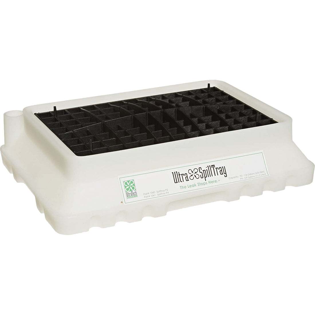 Ultratech P2 Ultra-Spill Tray®, 17" L x 12" W x 4" H, 1.8 US gal. Spill Capacity