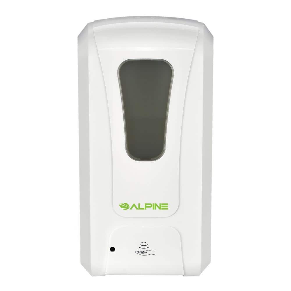 Wall-Mounted Automatic Soap Dispenser — Touchless, White & Blue (Commercial)