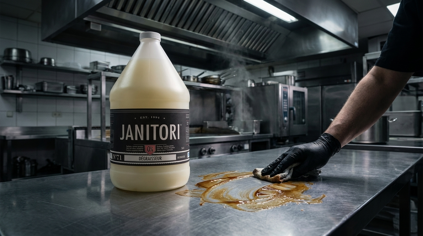 Best Industrial Degreasers in Canada - JANITORI No.71 in commercial kitchen