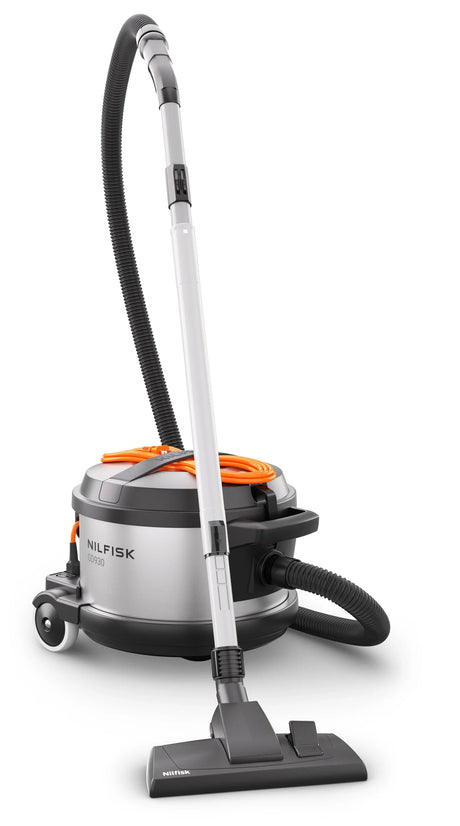 Nilfisk GD930 PRO HEPA Canister Vacuum 107420770 — 4 gal / 15 L, sealed HEPA, detachable cord, 120V