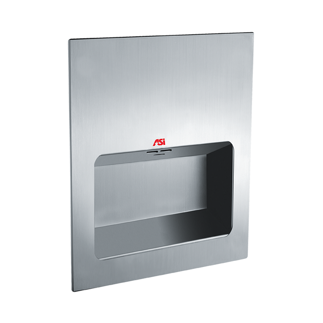 ASI TURBO-Tuff Recessed High-Speed Hand Dryer Satin Stainless Steel 110-120V 0135-1
