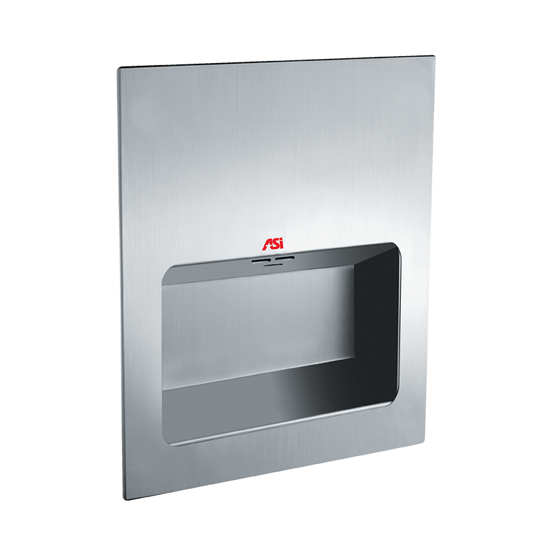 ASI TURBO-Tuff Recessed High-Speed Hand Dryer Satin Stainless Steel 208-240V 0135-2
