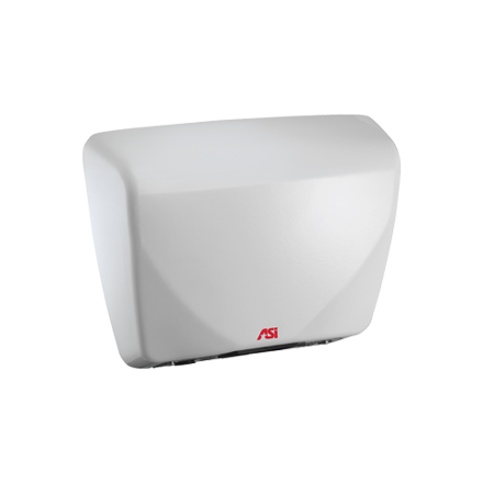 ASI Profile Steel Cover Hand Dryer White 100-240V 0185
