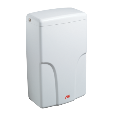 ASI TURBO-Pro High-Speed Hand Dryer White 220-240V 0196-2-00