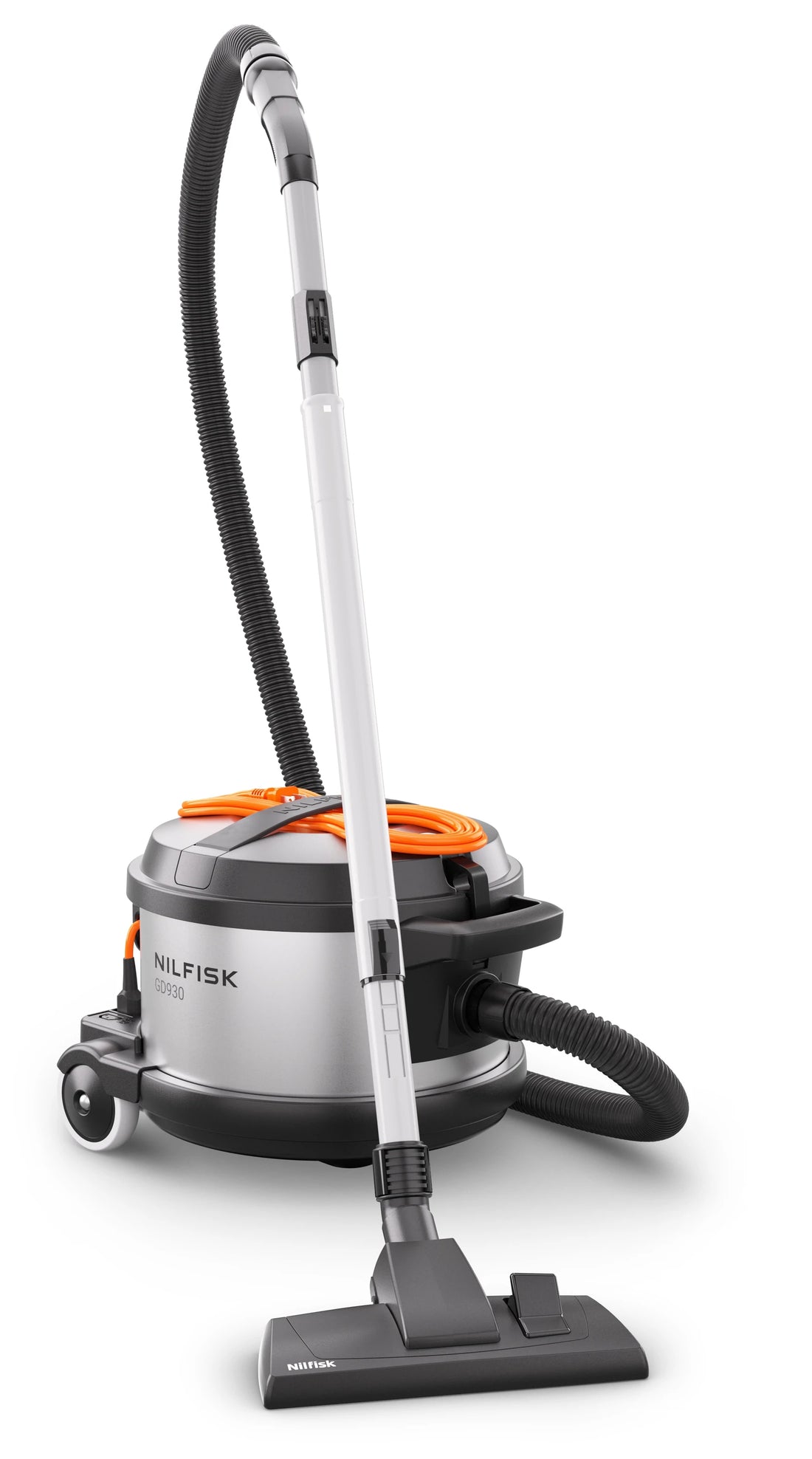Nilfisk GD930 PRO HEPA Canister Vacuum 107420770 — 4 gal / 15 L, sealed HEPA, detachable cord, 120V