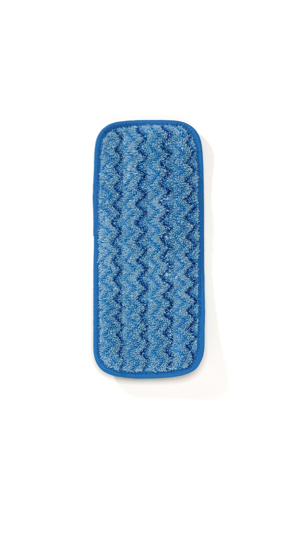 Rubbermaid HYGEN 11" Microfiber Wall/Stair Damp Mop Pad, Blue (6-Pack)