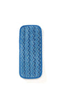 Rubbermaid HYGEN 11" Microfiber Wall/Stair Damp Mop Pad, Blue (6-Pack)