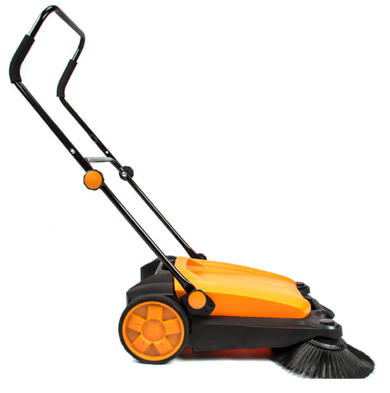 Sanitmax SM650 27.5in Manual Push Powered Floor Sweeper Triple Brushes