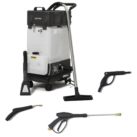 Dapper Supply All-In-One Restroom Cleaning Machine with High-Pressure Rinsing, Steam Cleaning, Solution Spray, Wet/Dry Vacuum & Blower DP-RCS1210