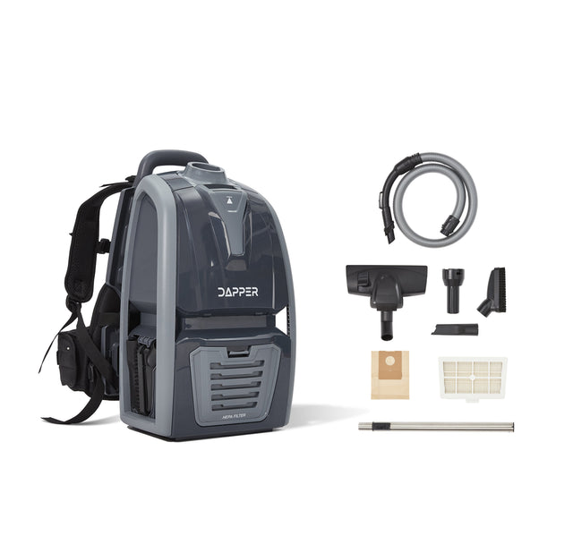 Dapper Supply 2-in-1 Commercial Backpack Vacuum & Blower 6 Qt DP-CVC1141