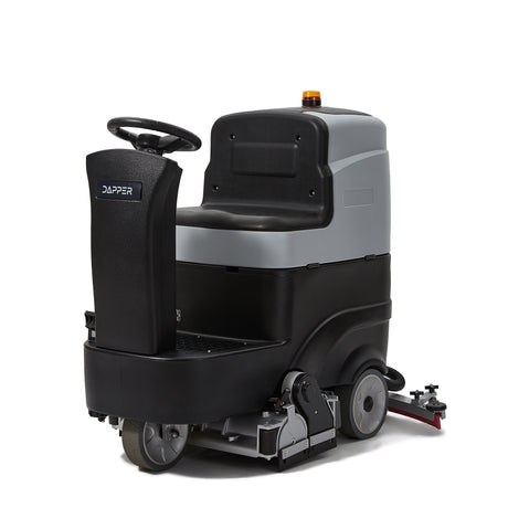 Dapper Supply Ride on Sweep & Scrub Floor Cleaning Machine 25.5 in. Cleaning Path, 39.5 in. Squeegee DP-RAFS1238