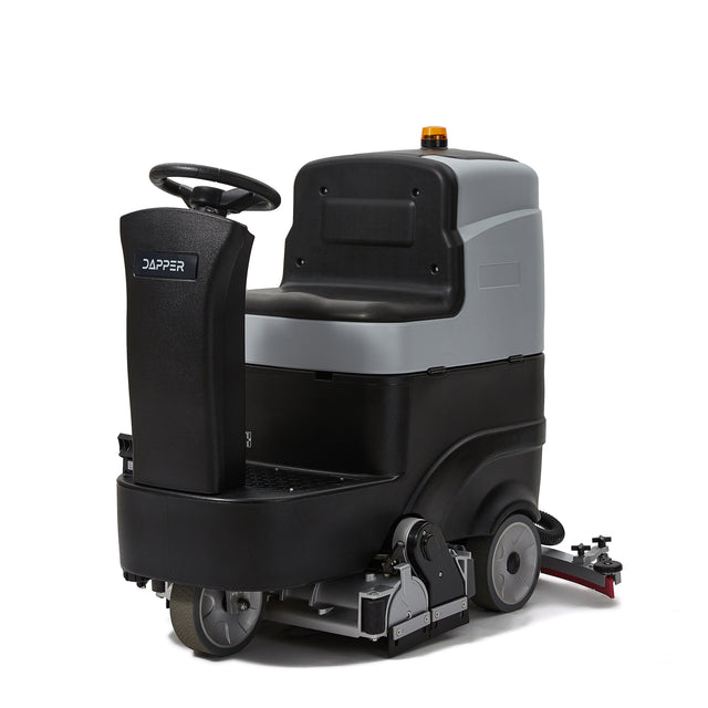 Dapper Supply Ride on Sweep & Scrub Floor Cleaning Machine 25.5 in. Cleaning Path, 39.5 in. Squeegee DP-RAFS1238