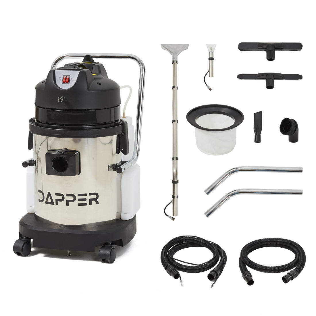 Dapper Supply Wet Dry Vacuum with Carpet & Upholstery Extraction 5.5 Gal. Recovery Tank DP-CVC1145