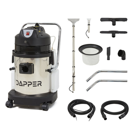 Dapper Supply Wet Dry Vacuum with Carpet & Upholstery Extraction 5.5 Gal. Recovery Tank DP-CVC1145