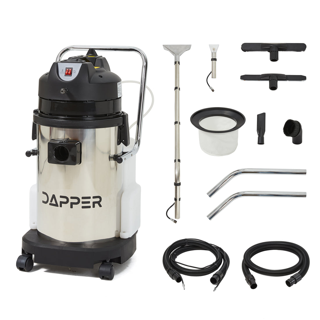 Dapper Supply Wet Dry Vacuum with Carpet & Upholstery Extraction 8 Gal. Recovery Tank DP-CVC1146