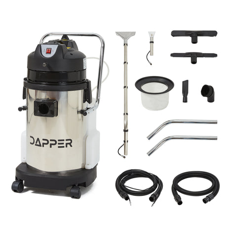 Dapper Supply Wet Dry Vacuum with Carpet & Upholstery Extraction 8 Gal. Recovery Tank DP-CVC1146