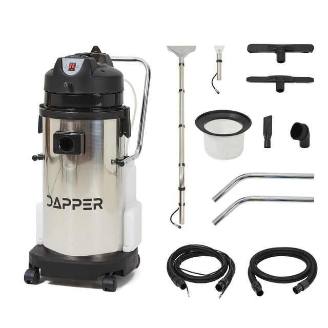 Dapper Supply Wet Dry Vacuum with Carpet & Upholstery Extraction 10.5 Gal. Recovery Tank DP-CVC1148