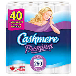 Cashmere Premium Soft & Thick 2-Ply Toilet Paper — 40 Rolls (Case)