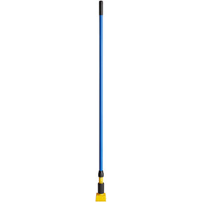 Rubbermaid Gripper 60" Blue Fiberglass Wet Mop Handle — Jaw Style