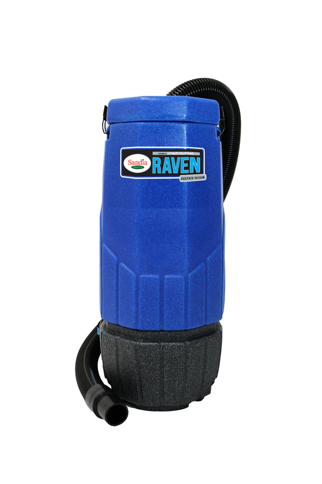 Sandia WHISPER Raven 10-Quart Backpack Vacuum with 5-Piece Standard Tool Kit (20-2001)