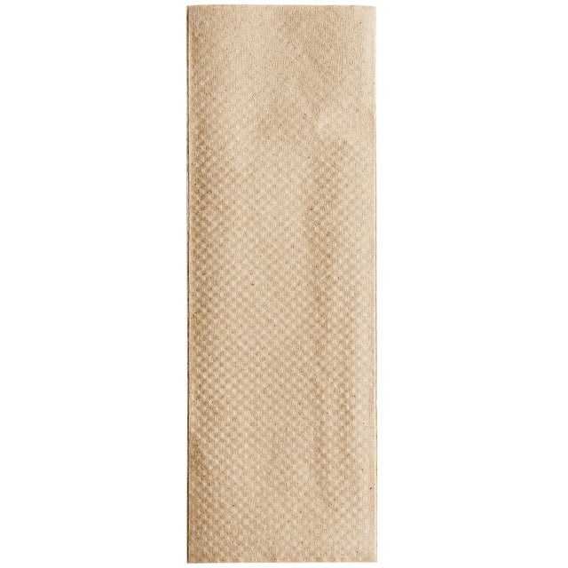 Natural Brown Kraft Multifold Paper Hand Towels — 1-Ply (Case of 4,000)