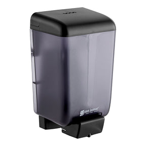 San Jamar Classic Bulk Soap Dispenser — 46 oz, Wall-Mount (Black Pearl)