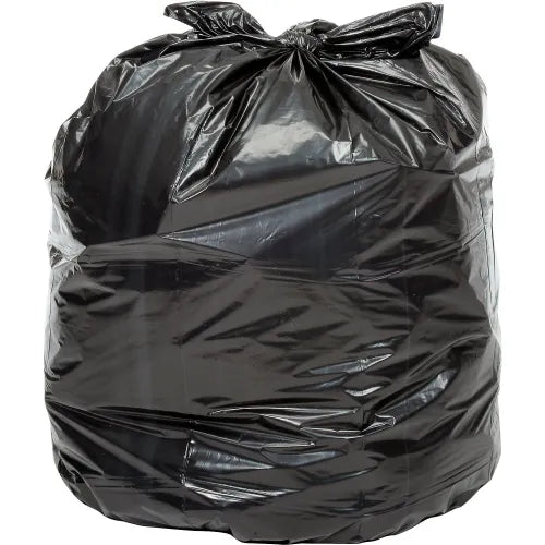 Strong Black Garbage Bags — 50" x 50", 65 Gallon Can Liners (Case)