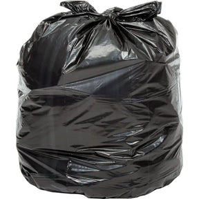 Strong Black Garbage Bags — 50" x 50", 65 Gallon Can Liners (Case)