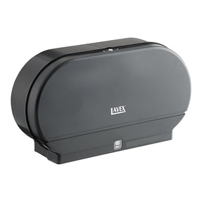 Lavex Double-Roll Jumbo Toilet Tissue Dispenser — 9" Rolls, Lockable