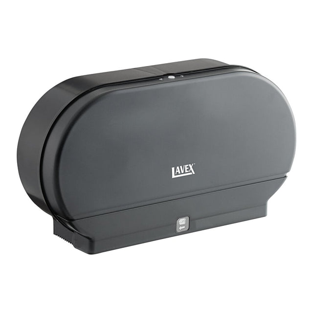 Lavex Double-Roll Jumbo Toilet Tissue Dispenser — 9" Rolls, Lockable