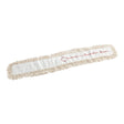 Looped-End Dust Mop Refill — 60" x 5", Launderable Cotton Blend