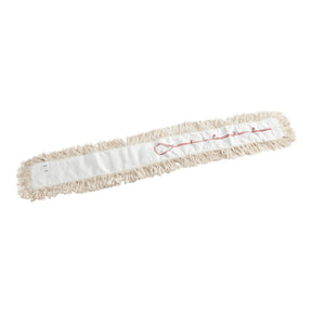 Looped-End Dust Mop Refill — 60" x 5", Launderable Cotton Blend