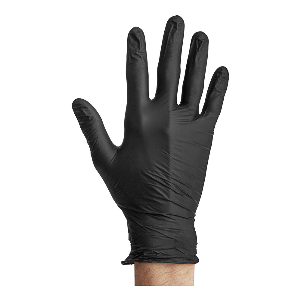 Noble Black Nitrile Gloves — X-Large, 4 Mil, Powder-Free (Case of 1,000)