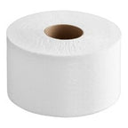 Mini Jumbo Junior Roll Toilet Tissue — 2-Ply, 2.4" Core, White (Case of 12)
