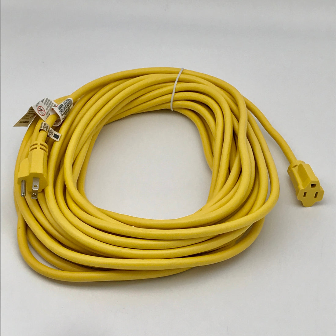 Extension Cord 14/3 x 50' 300V (Yellow) — pigtail extension