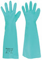 Ansell AlphaTec Solvex 37-185 Nitrile Chemical-Resistant Gloves — Size 11, 18", Green (Pair)