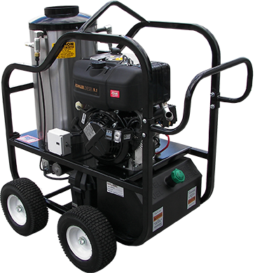 Pressure-Pro Hot Shot 4012-15G Hot-Water Diesel-Engine Pressure Washer 3200 PSI 4.0 GPM Kohler KD420ES GP Pump