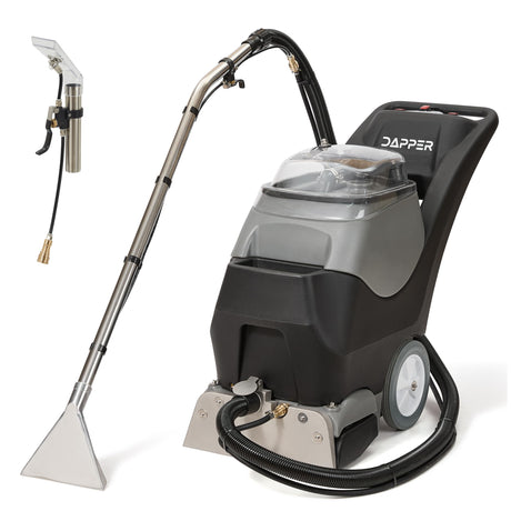 Dapper Supply 4-in-1 Cold Water Carpet Extractor Machine with Steam, Upholstery & Floor Wand DP-CCE1220