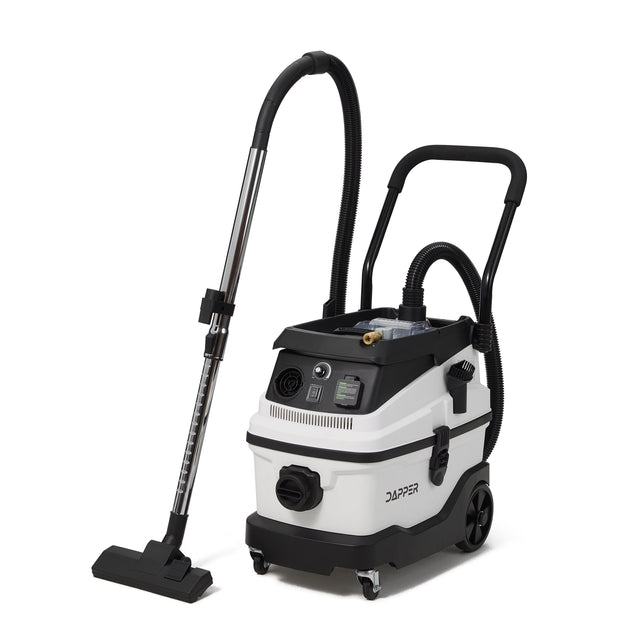 Dapper Supply 8 Gallon Wet Dry Dust Extractor Vacuum with Semi Auto HEPA Filter DP-DE1135