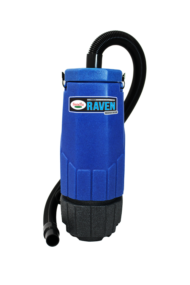 Sandia WHISPER Raven 6-Quart Backpack Vacuum with 5-Piece Standard Tool Kit (70-3001)