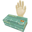 RONCO SILKTEX Latex Examination Gloves — Small, 5 Mil, Powder-Free, Tan (Box of 100)